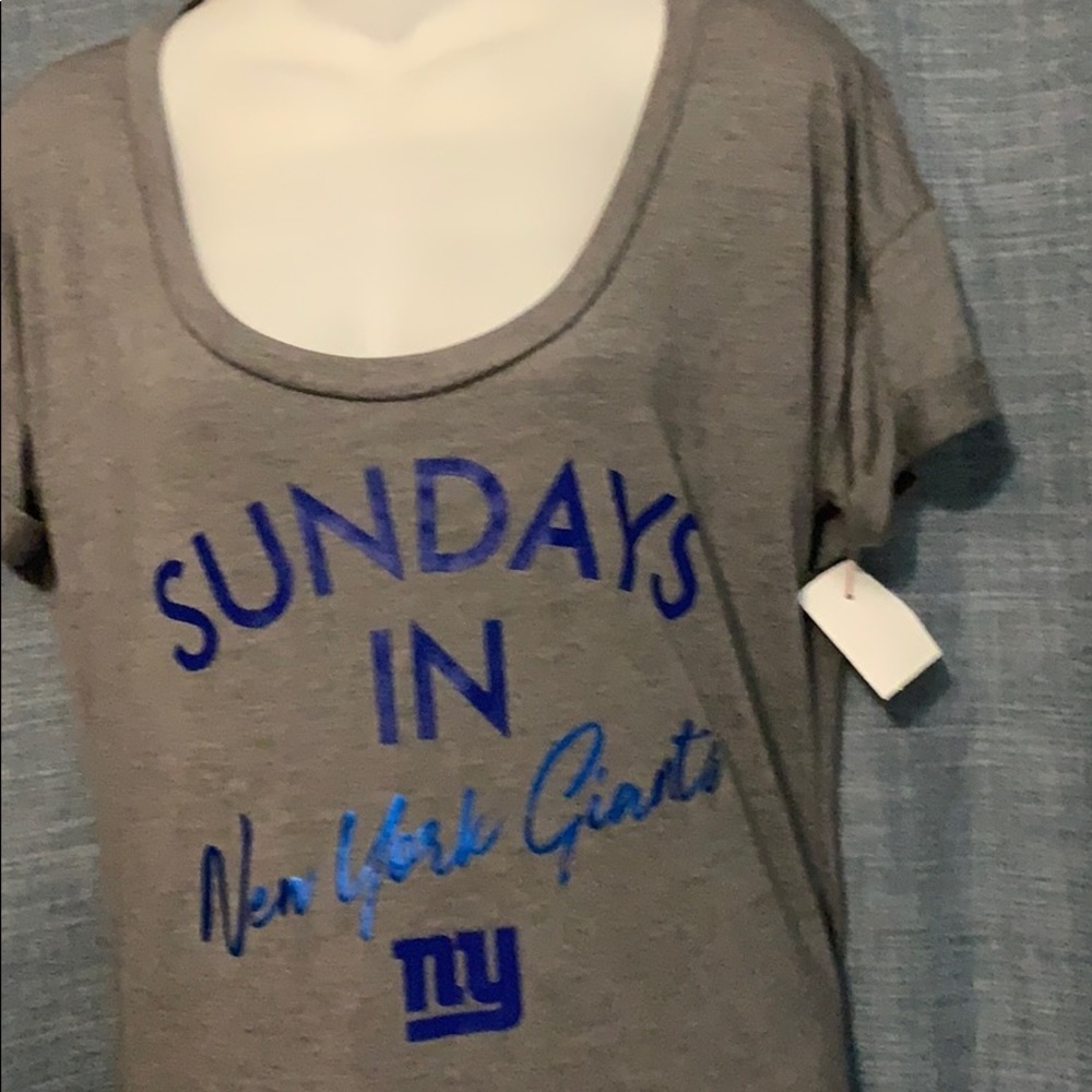 Ladies size med NFL Team Shirt New York Giants - Picture 2 of 5